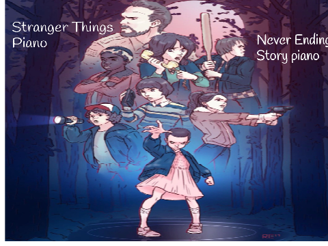 2 Stranger Things piano theme songs