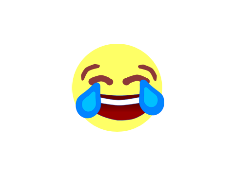 Laughing emoji