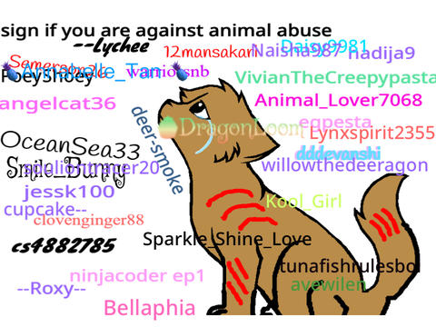 Sign if you are against animal abuse! remix remix remix remix remix remix remix! remix remix