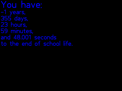 Days Until End of Essential Schooling