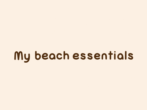 Beach Essentials for Pusheen