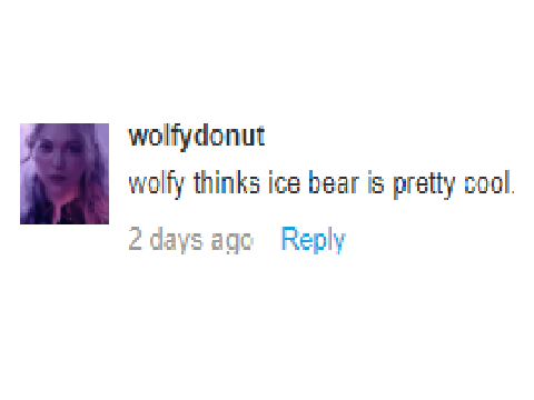 Ice bear's friend list