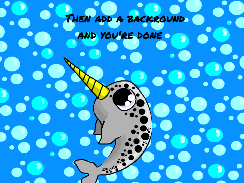 How to draw a Narwhal