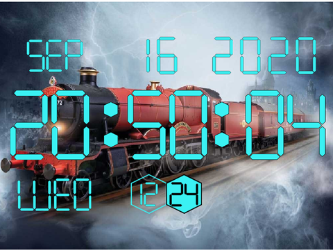 Digital Clock (Harry Potter Version)
