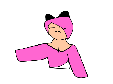 a catgirl