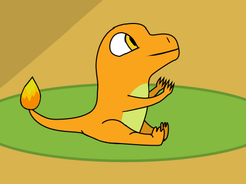 Charmander Fan & Base Art