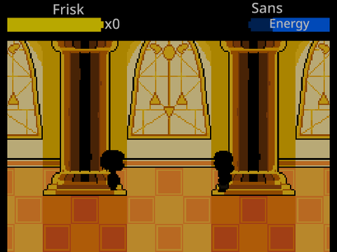 Bonetale (Sans vs. Frisk) press a