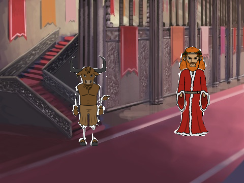 Theseus and the Minotuar