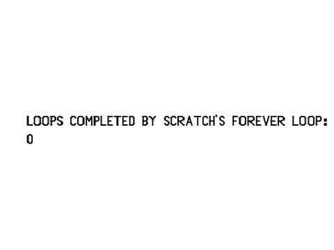Custom forever loop (fastest loop ever on scratch)