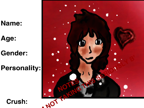 I'm mostly doing it for the laffs (HS RPG Bio)