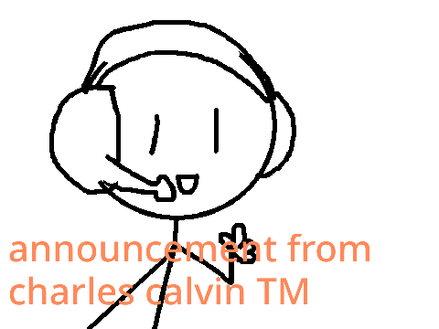 Charles Calvin has an important announcement. (re-share)
