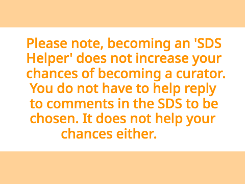 My SDS Curator Application!