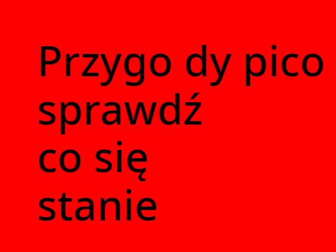 Początki przygody pico.. dam dam dam