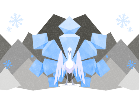 Snow Peacock