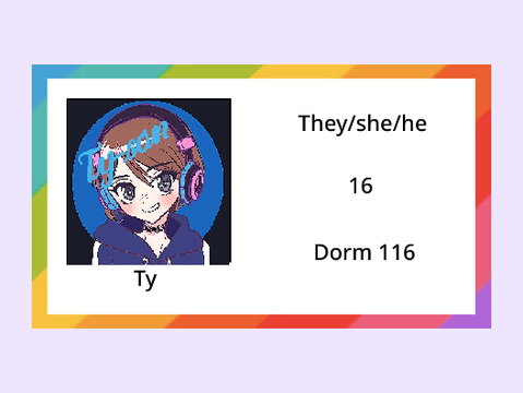♥️ LGBTQ+ School ♥️ [ID Card] remix