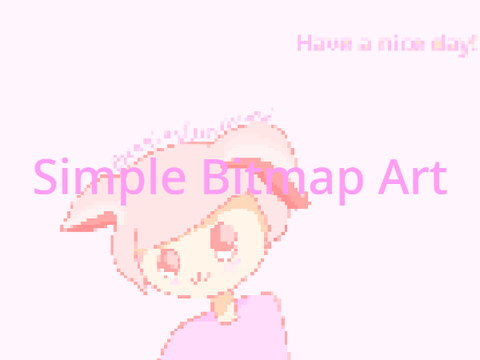Simple bitmap art