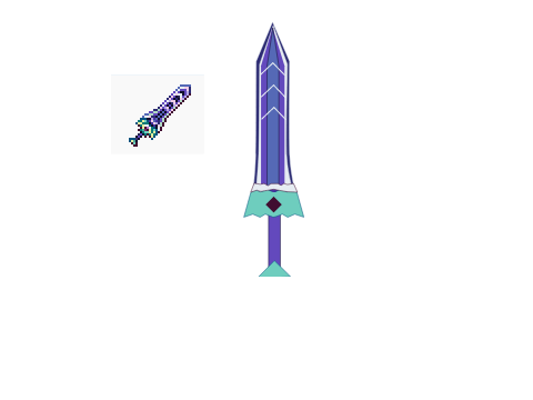swords from terraria but vecotre