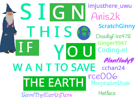  Sign this if you want to save the planet remix #13