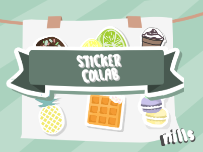 sticker collab ˎˊ-