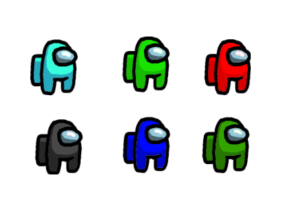Among us costume pack