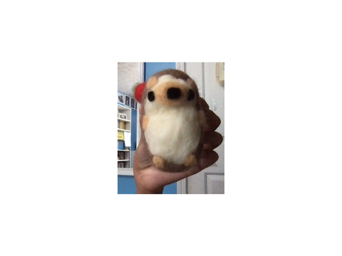 first felting thing! (BERRY DA HEDGEHOG)