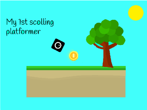 My 1st scrolling platformer