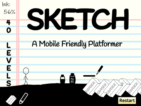 Sketch- A  Mobile Friendly Platformer