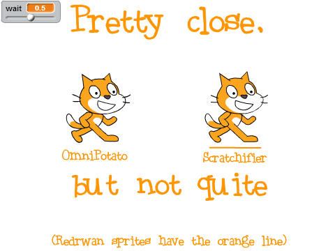 Scratch Cat Drawn in Scratch