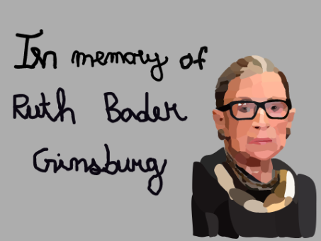 In memory of Ruth Bader Ginsburg