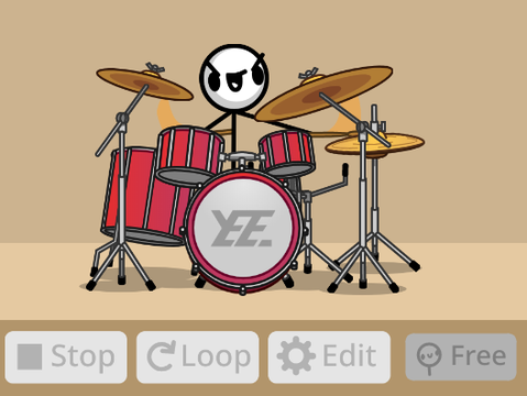  silly Drummer rolling  