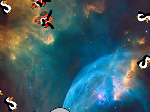 Crazy Orb penguin catcher robot