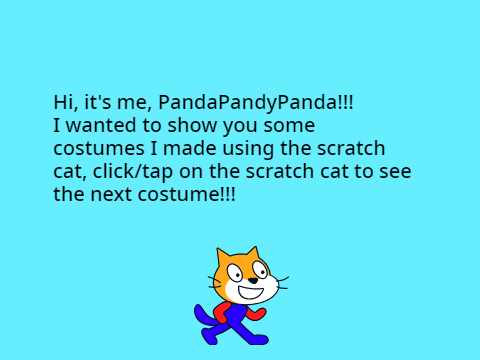 Scratch cat costumes!!! ( Will be updated )