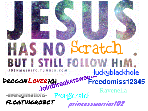 Sign your username or name if you accept Christ remix