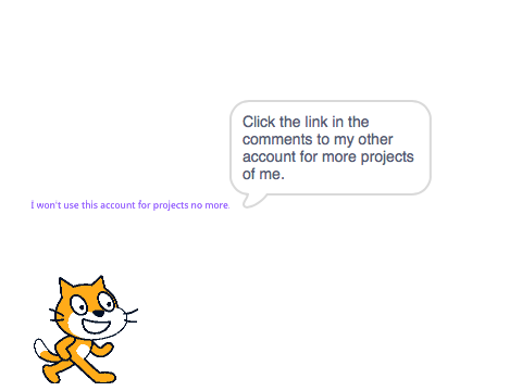 Goodbye Scratch, Making a new account.
