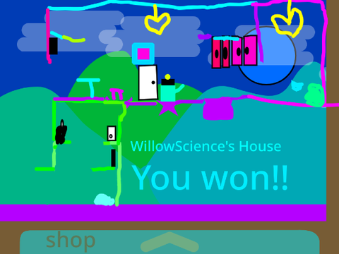 Peaceful hills ☁️ Platformer houses edition