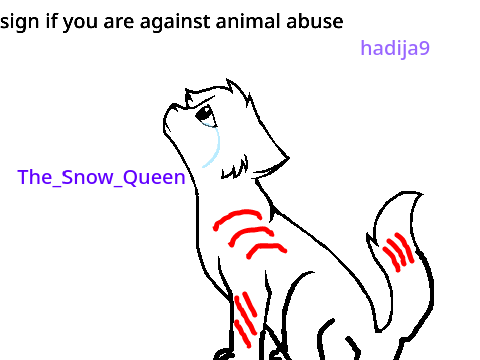 sign if you are against animal abuse remix
