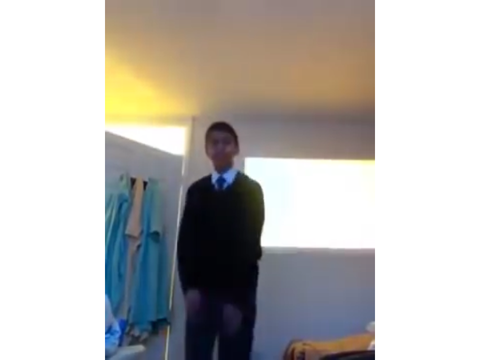 Kid dancing