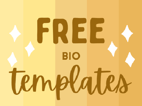 free bio templates | ☼