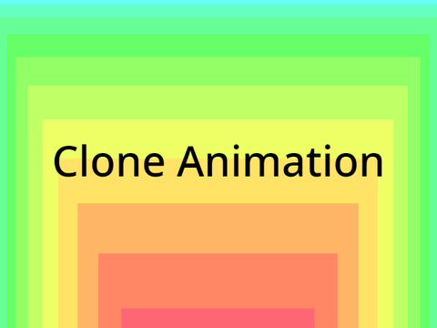 Clone animation