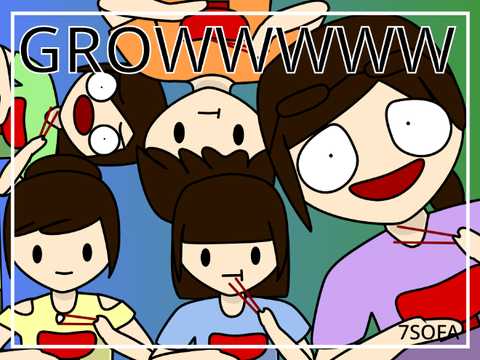 GROWWWWW but everything is in pixels