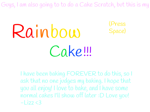 Rainbow Cake!!!