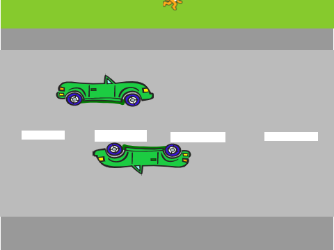 cross the road!