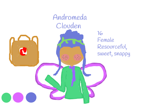 OC Andromeda for angelwood RP