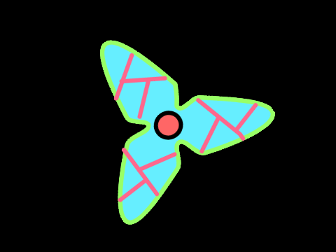 Neon Fidget Spinner 