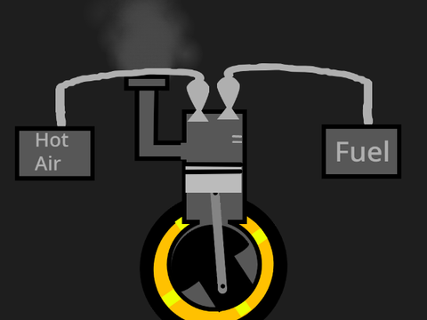 Engine running