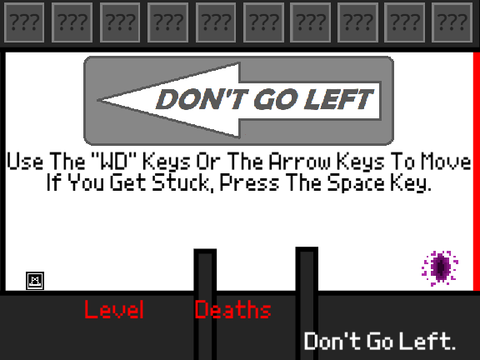 ← Don't Go Left