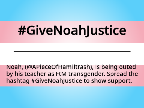 #GiveNoahJustice (Give Noah Justice) I support noah and you should too!