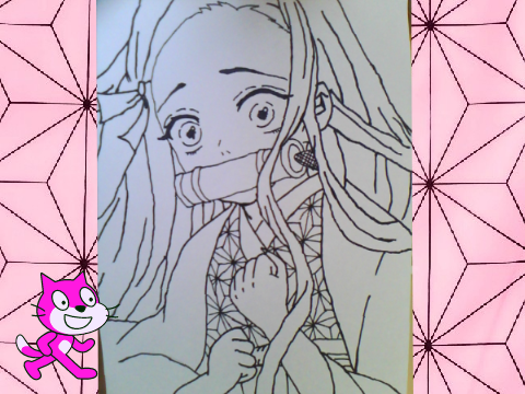 ねず子描いてみた
