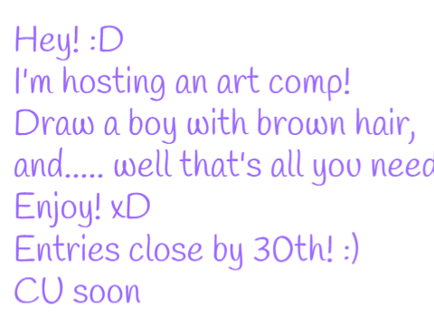 Art contest with @indie00