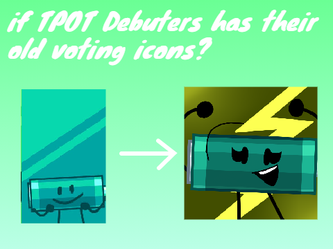 If TPOT Debuters has their old voting icons?